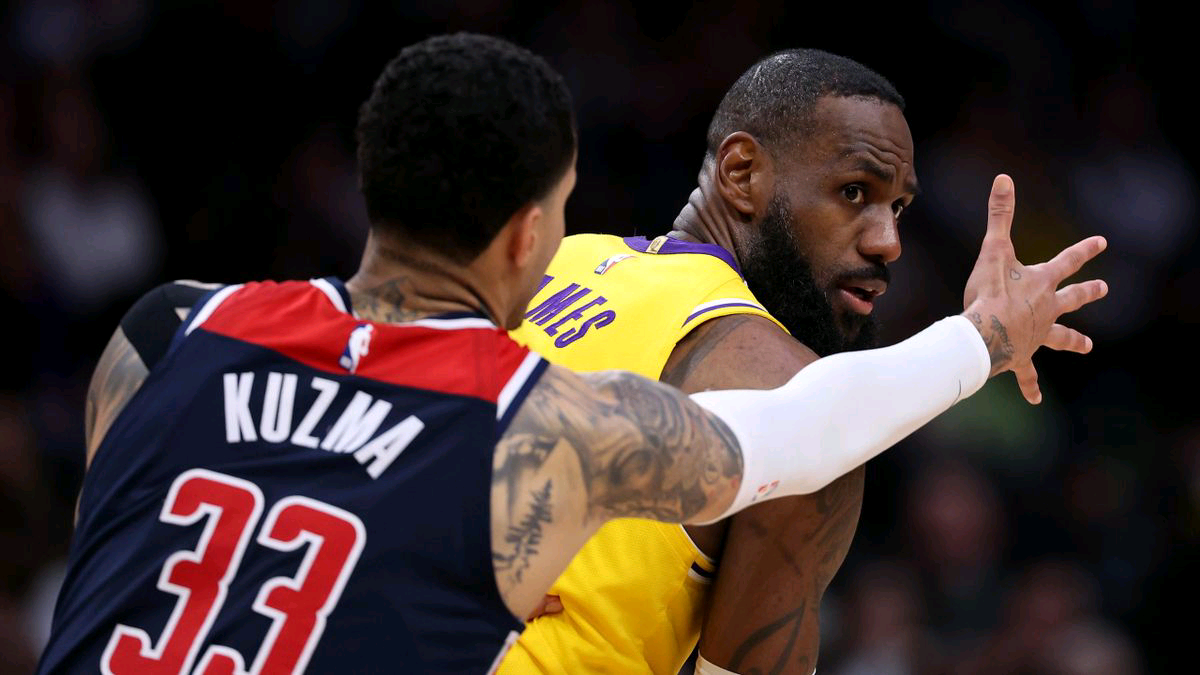 GREAT NEWS: "Greatest mentor in life," LeBron hopes the Lakers' youth learn from their mistakes in their victory over the Wizards.