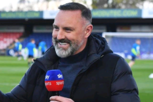 Kris Boyd declares, "No chance," in reaction to Paul Merson's comments about Rangers and Celtic on Sky Sports.