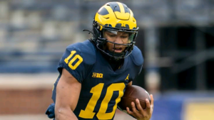 Alex Orji has emerged as the top quarterback option for Michigan football.