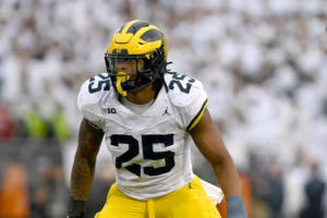 Jim Harbaugh and the Los Angeles Chargers selected Michigan linebacker Junior Colson in the 2024 NFL draft.