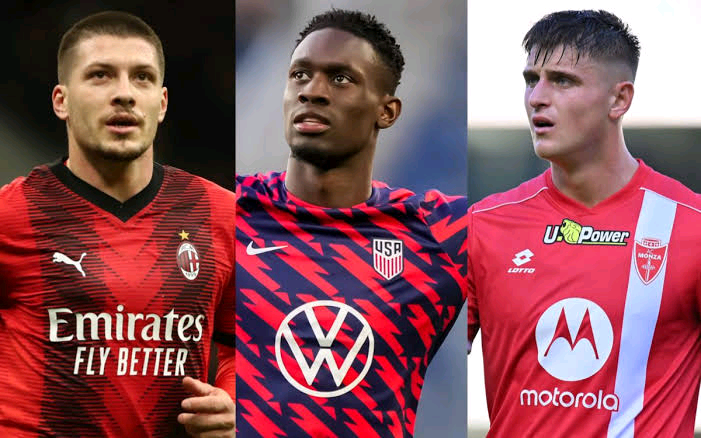 AC Milan can finally replace Olivier Giroud and Luka Jovic by signing three established great strikers.