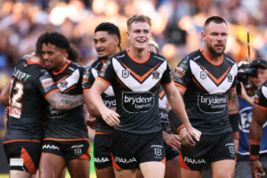 "Where is my child right now?" Within the gathering that preserved Lachlan Galvin for the Wests Tigers.