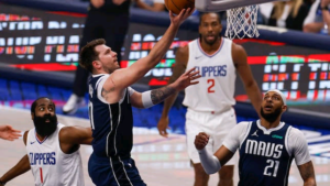 Dallas Mavericks knock the Los Angeles Clippers out of the NBA playoffs.