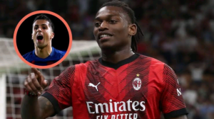 Rafael Leão Reveals he tried to persuade Barcelona star to join Ac Milan.