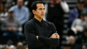 BREAKING: Miami heat star may never play again at " kaseya center " because Erik Spoelstra does not value him.